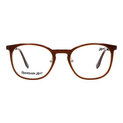 LV.AC.1103-0202.1 Armacao Para Oculos de Grau Unissex Reebok Redondo Marrom -3-